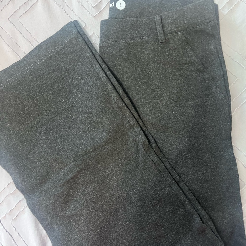 Betabrand Classic Dress Yoga Pant - Dark Gray